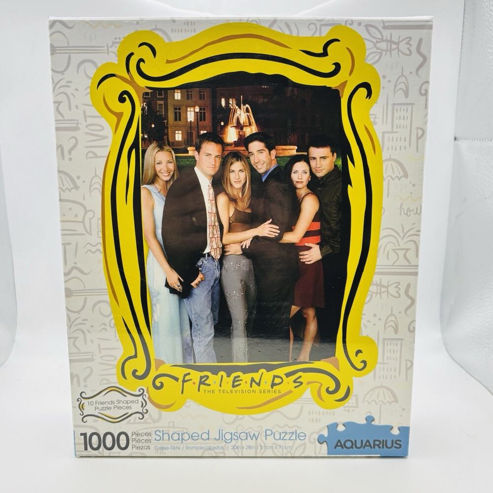 AQUARIUS Friends Water Fountain Puzzle (1000 Piece Jigsaw Puzzle) New. Sealed!